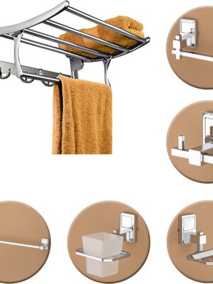 Stainless Steel Folding Towel Rack