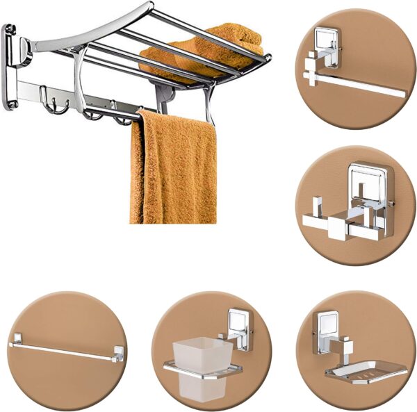 Stainless Steel Folding Towel Rack